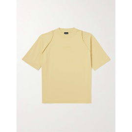 자크뮈스 JACQUEMUS Camargu Logo-Embroidered Organic Cotton-Jersey T-Shirt 1647597328675731