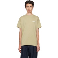 Khaki Le Papier Le T-Shirt 자크뮈스 Jacquemus T-Shirt 232553M213002