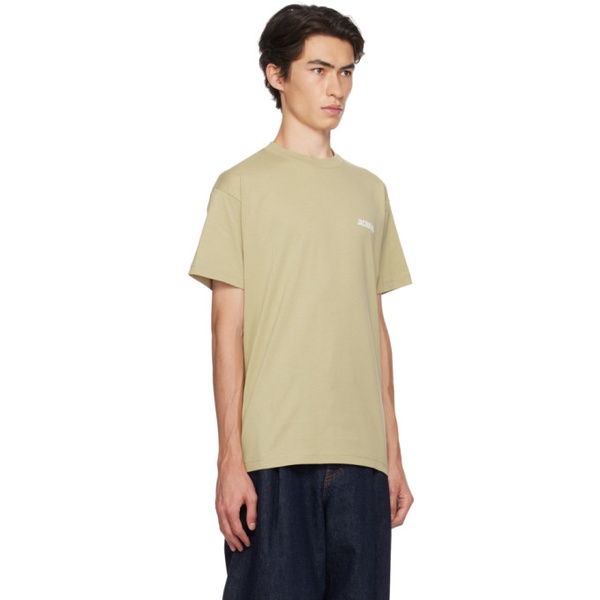  Khaki Le Papier Le T-Shirt 자크뮈스 Jacquemus T-Shirt 232553M213002