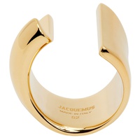 자크뮈스 JACQUEMUS Gold Le Chouchou La Bague J Ring 232553F024002