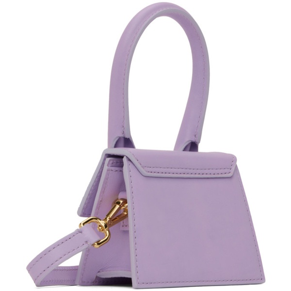  자크뮈스 JACQUEMUS Purple Le Papier Le Chiquito Bag 232553F048081