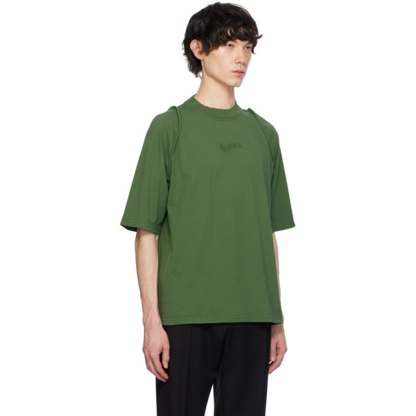  자크뮈스 JACQUEMUS Green Les Classiques Le t-shirt Camargue t-shirt 241553M213011
