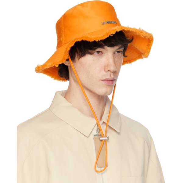  자크뮈스 JACQUEMUS Orange Les Classiques Le bob Artichaut Hat 241553M140015