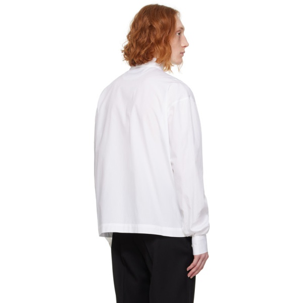  자크뮈스 JACQUEMUS White La chemise Papier Shirt 241553M192019