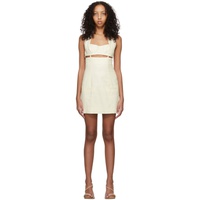 자크뮈스 JACQUEMUS 오프화이트 Off-White La Robe Limao Mini Dress 221553F052015