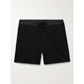 JAMES PERSE Slim-Fit Poplin-Trimmed Cotton-Jersey Drawstring Shorts 1647597308202403