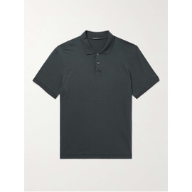 JAMES PERSE Luxe Lotus Cotton-Jersey Polo Shirt 1647597319007896