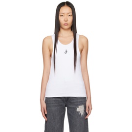 JW 앤더슨 JW Anderson White Embroidered Tank Top 241477F111001