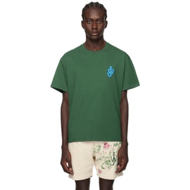 JW 앤더슨 JW Anderson Green Anchor Patch T-Shirt 241477M213019
