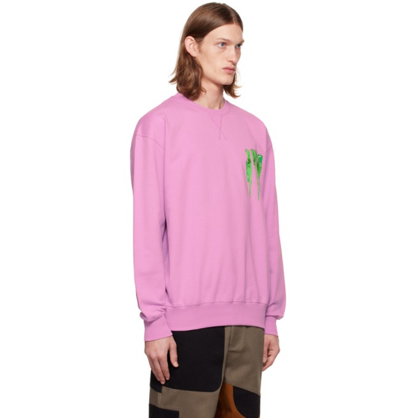  JW 앤더슨 JW Anderson Pink Slime Classic Sweatshirt 222477M204004