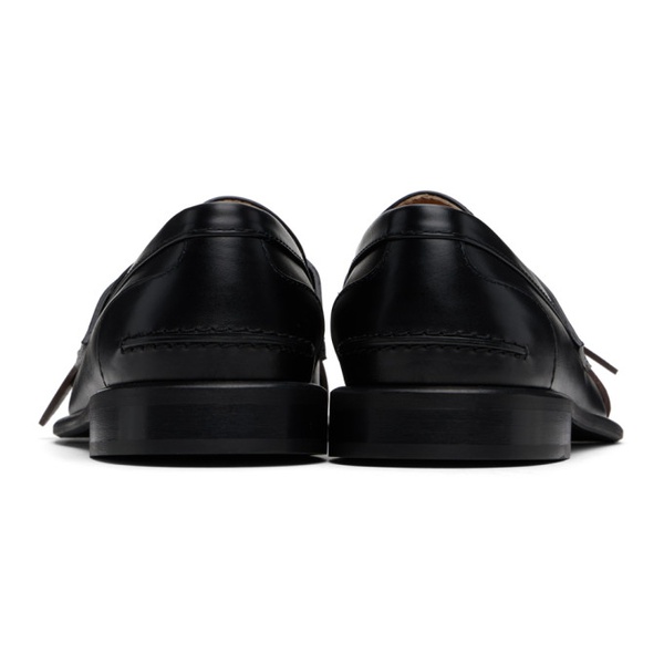  JW 앤더슨 JW Anderson Black Leather Loafers 241477M231008