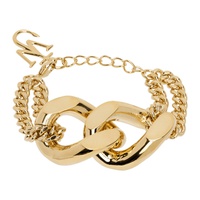 JW 앤더슨 JW Anderson Gold Chain Link Bracelet 231477M142001