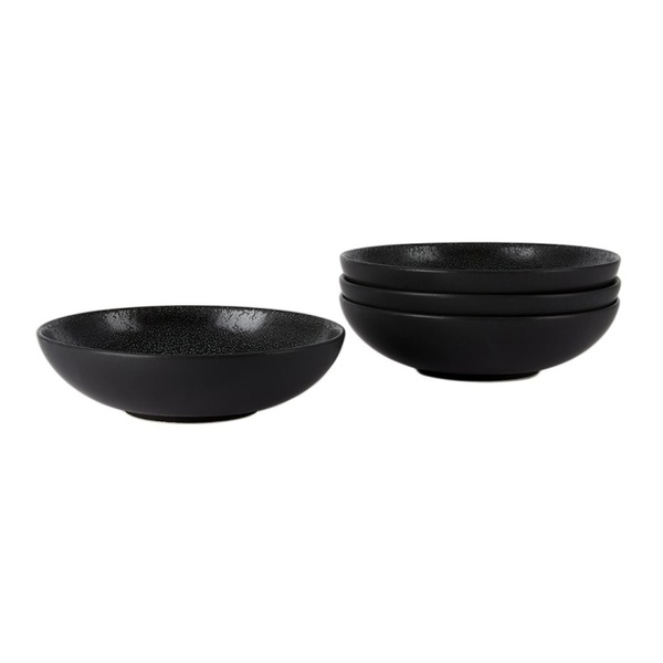  Jars Ceramistes Black Tourron Pasta Bowl Set 221231M611007