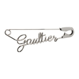 장 폴 고티에 Jean Paul Gaultier Silver The Gaultier Safety Pin Single Earring 241808F022001