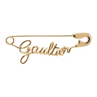 장 폴 고티에 Jean Paul Gaultier Gold The Gaultier Safety Pin Single Earring 241808M144001