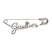 장 폴 고티에 Jean Paul Gaultier Silver The Gaultier Safety Pin Single Earring 241808M144002