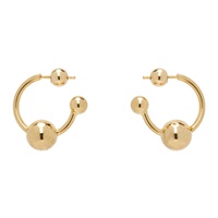 장 폴 고티에 Jean Paul Gaultier Gold Piercing Earrings 242808M144008