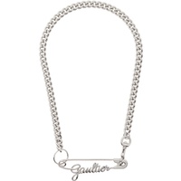 장 폴 고티에 Jean Paul Gaultier Silver The Gaultier Safety Pin Necklace 242808M145001