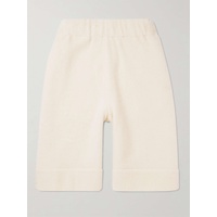 질샌더 JIL SANDER Wide-Leg Brushed Alpaca and Cotton-Blend Shorts 1647597315415351