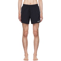 질샌더 Jil Sander Black Printed Swim Shorts 231249M208001