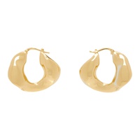 질샌더 Jil Sander Gold Hoop Earrings 232249F022011