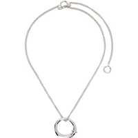 질샌더 Jil Sander Silver Pendant Necklace 241249F023002