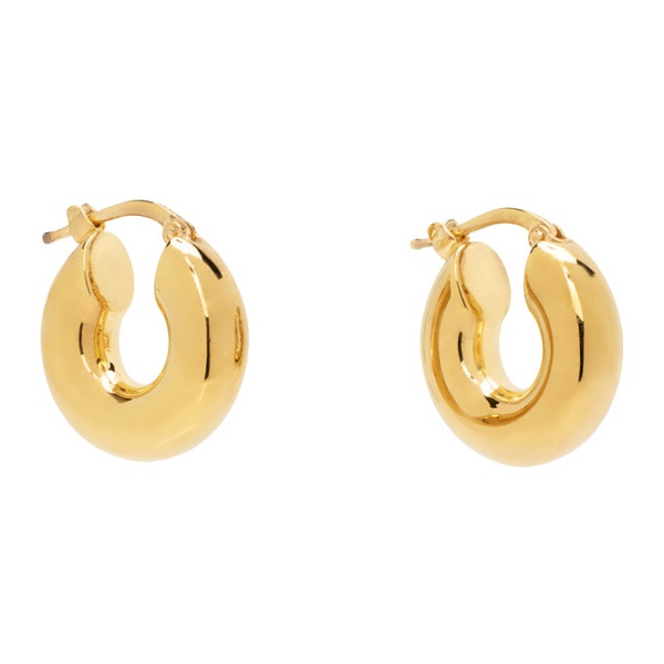 질샌더 질샌더 Jil Sander Gold Hoop Earrings 231249F009003