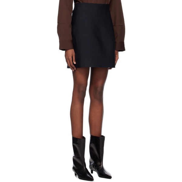 질샌더 질샌더 Jil Sander Black Slim-Fit Mini Skirt 241249F090001