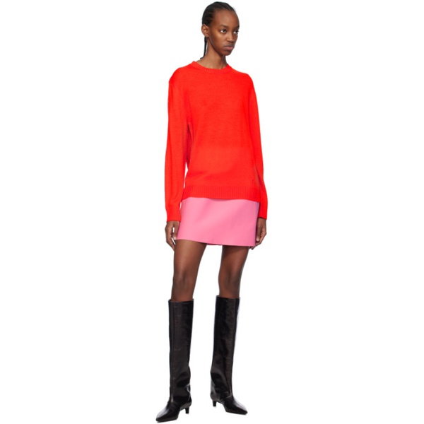 질샌더 질샌더 Jil Sander Pink Slim-Fit Mini Skirt 241249F090000