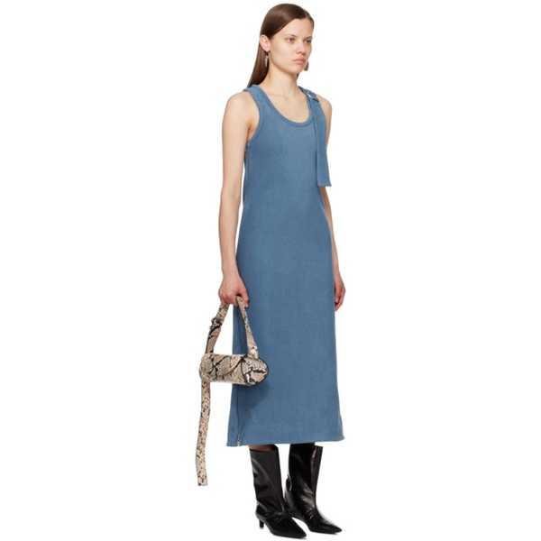 질샌더 질샌더 Jil Sander Blue Zip Maxi Dress 241249F055007