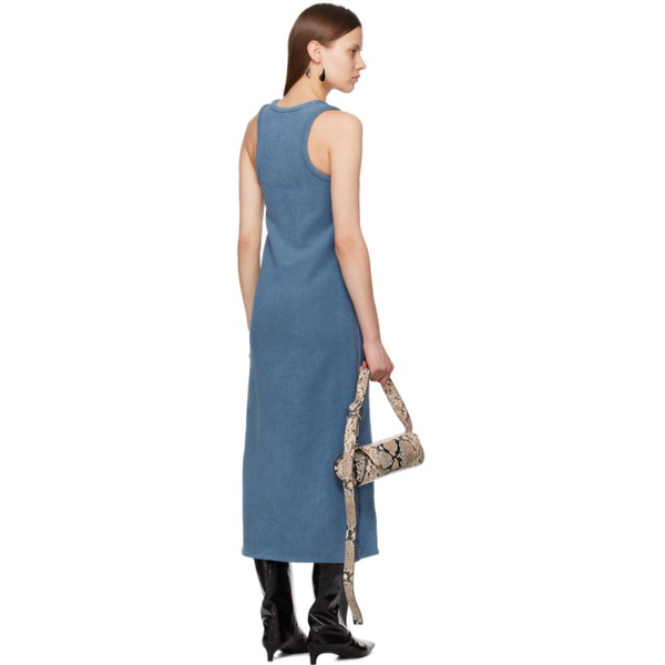 질샌더 질샌더 Jil Sander Blue Zip Maxi Dress 241249F055007