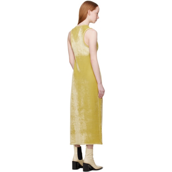 질샌더 질샌더 Jil Sander Yellow Asymmetric Midi Dress 222249F054007