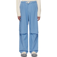 질샌더 Jil Sander Blue Relaxed Trousers 231249M191048