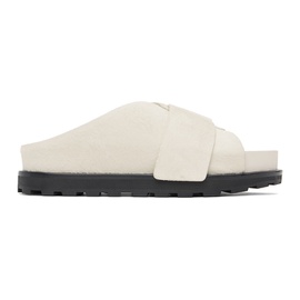질샌더 Jil Sander 오프화이트 Off-White Velcro Sandals 241249M234012