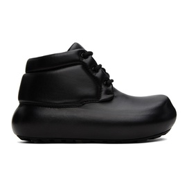 질샌더 Jil Sander Black Padded Ankle Boots 232249F113003