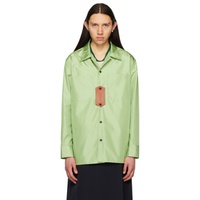 질샌더 Jil Sander Green Button Shirt 231249M192016