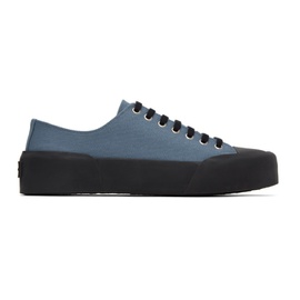 질샌더 Jil Sander Blue Platform Sneakers 231249M237027