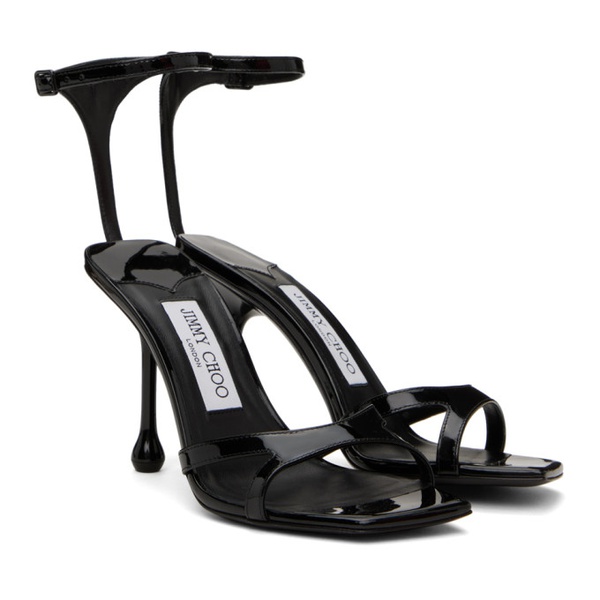  지미 추 Jimmy Choo Black Ixia 95 Heeled Sandals 241528F125072