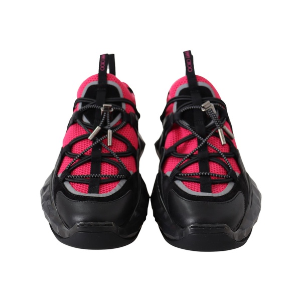  지미 추 Jimmy Choo Electric Pink Diamond Leather Sneaker 7182568980612