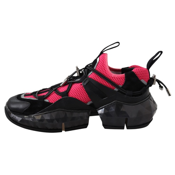  지미 추 Jimmy Choo Electric Pink Diamond Leather Sneaker 7182568980612