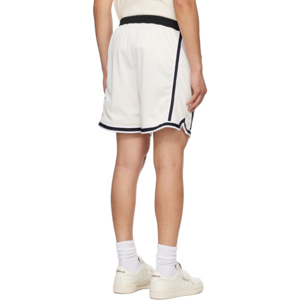  존 엘리어트 John Elliott 오프화이트 Off-White Vintage Varsity Shorts 241761M193009