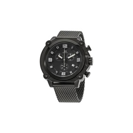 Joshua And Sons MEN'S Chronograph Stainless Steel Black Dial Watch JS58BK