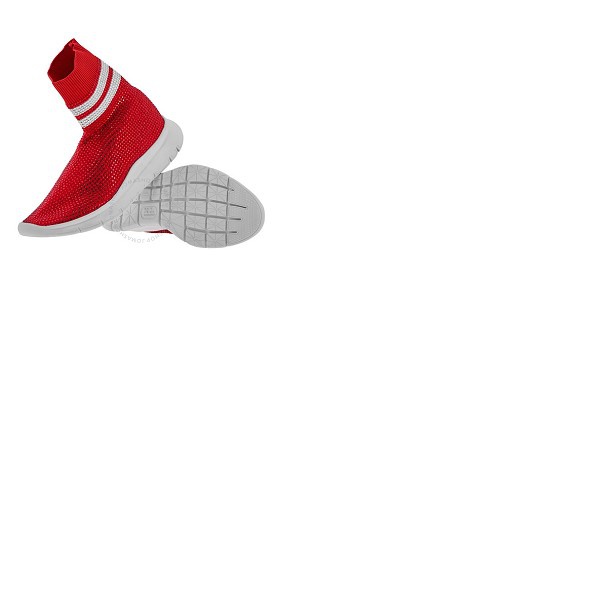 Joshua Sanders Ladies Red Sneakers Sock All Strass 10567 Red