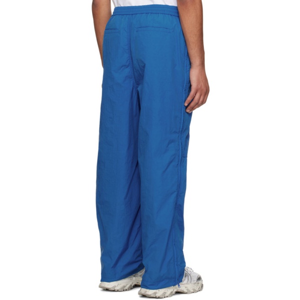  준지 Juun.J Blue Side Zip Trousers 241343M191006