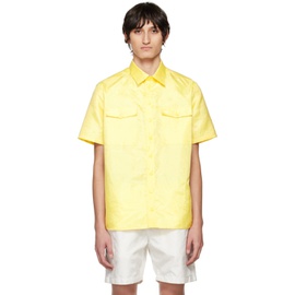 강혁 KANGHYUK Yellow Press-Stud Shirt 231054M192003