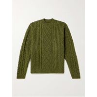 KAPITAL Intarsia Cable-Knit Wool-Blend Sweater 1647597283516479