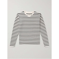 KAPITAL Printed Striped Cotton-Jersey T-Shirt 1647597329553479