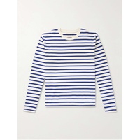 KAPITAL Printed Striped Cotton-Jersey T-Shirt 1647597329553472