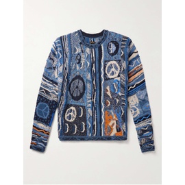 KAPITAL Boro Gaudy Cotton-Blend Jacquard Sweater 1647597325373072