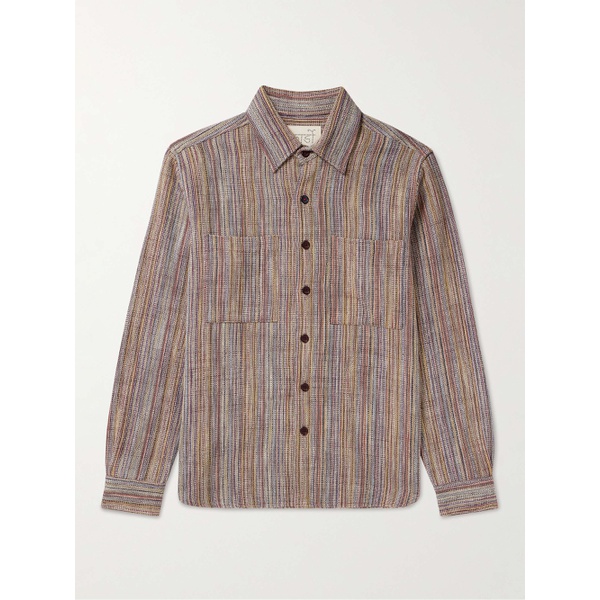  KARDO Alok Striped Cotton Overshirt 1647597318981337